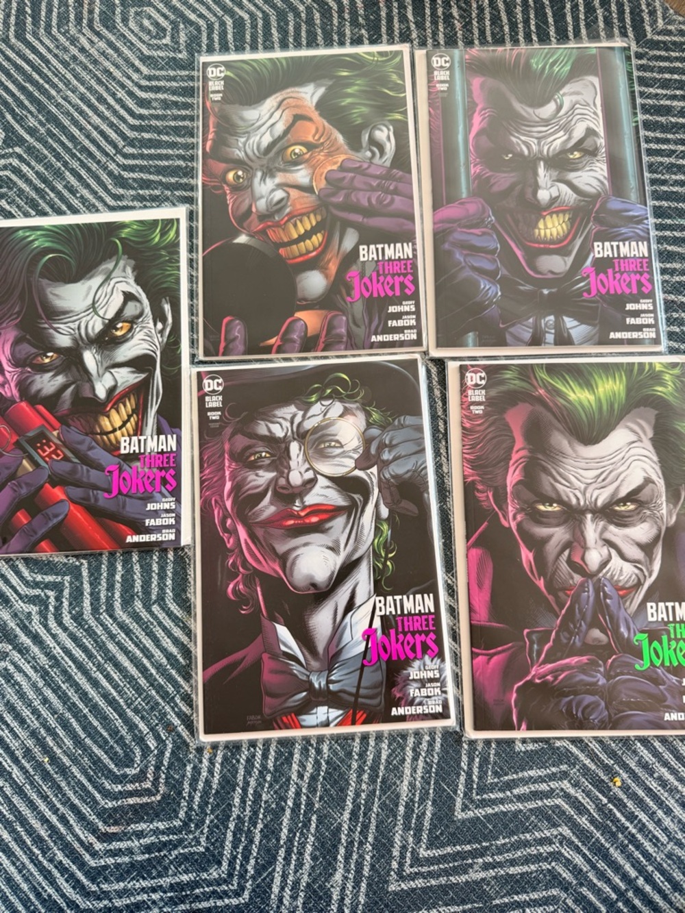 Batman Three Jokers Complete Set #1-3 + Variants Lot DC Black Label NM Bagged